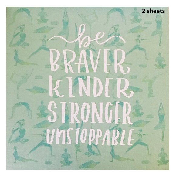 Craft Smith Working on My Fitness Yoga Week Chart 12x12 Paper Pad 35 Sheets - Picture 7 of 12